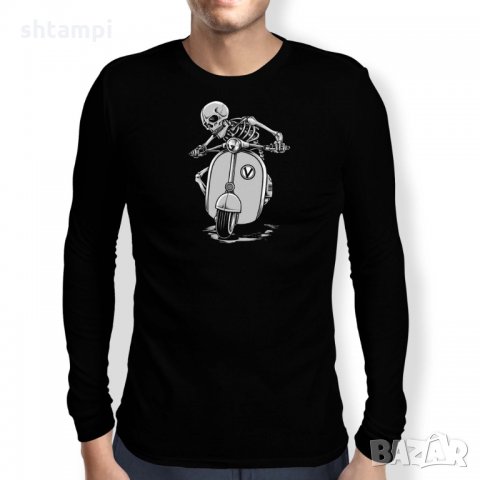 Мъжка тениска VESPA Zombie 1, снимка 4 - Тениски - 32828071