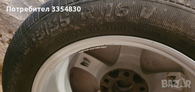 гуми с лети джанти16" за Рено Меган 2010г., снимка 2 - Гуми и джанти - 53594224