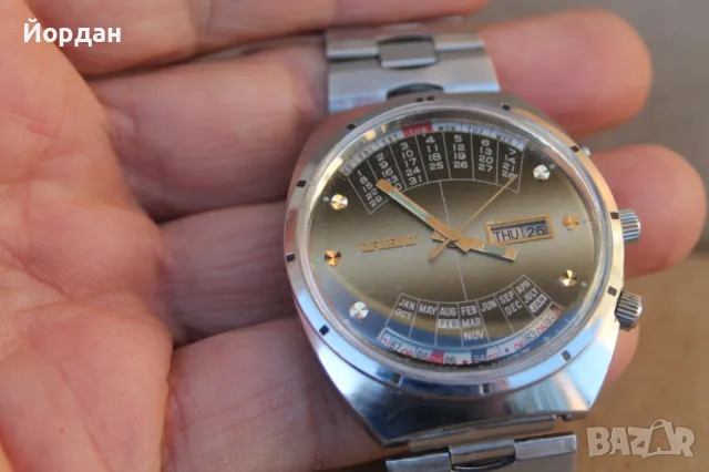 Японски автоматичен мъжки ръчен часовник ''Orient'' календар, снимка 2 - Мъжки - 47666351