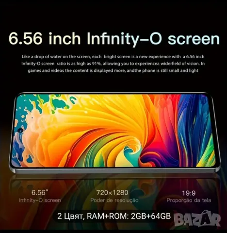 чисто нов смартфон 2 сим карти , снимка 1