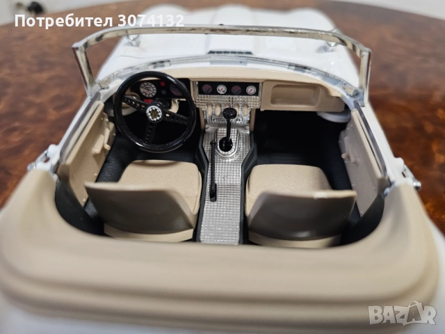 Метална количка Jaguar Cabriolet 1961, снимка 6 - Колекции - 52447601