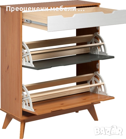 Шкаф за обувки Scandik внос от Германия, снимка 2 - Шкафове - 52521922
