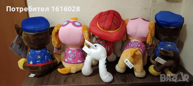 Плюшени играчки на Пес Патрул. Чейс,Маршал и Скай., снимка 16 - Плюшени играчки - 36680516