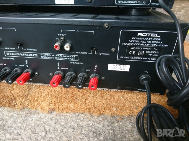 Rotel RSP-960AX,RB-956AX,pre power 6 channel , снимка 11 - Ресийвъри, усилватели, смесителни пултове - 27446007