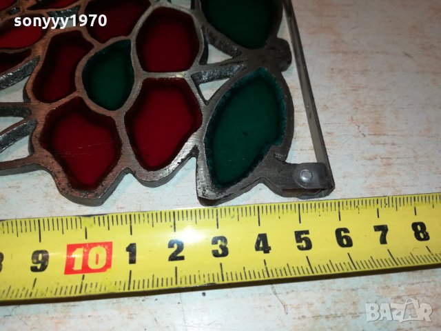 ВИТРАЖ ОТ ФРАНЦИЯ 16Х11СМ 1112211801, снимка 15 - Антикварни и старинни предмети - 35106850