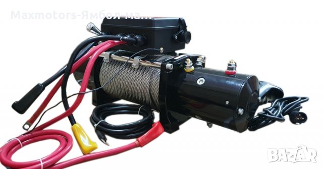 Електрическа лебедка STRONG серия MAX за джипове – 12 V – 6136 КГ. / 13 500 LB WINCH/ТЕЛФЕРИ 590.00 , снимка 2 - Ремаркета - 32928211