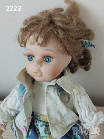 Стара кукла колекционерска  30 см 