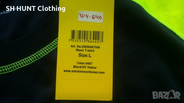 Snickers Work T-Shirt размер L работна тениска W4-640, снимка 9 - Тениски - 51947485