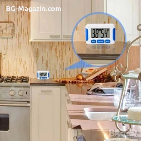 Електронен дигитален кухненски таймер за готвене кухненски спорт поливане време деца игра табата, снимка 5 - Друга електроника - 51049106