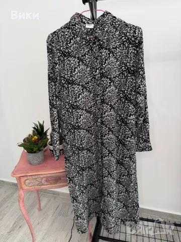 Дълга красива рокля в размер М, снимка 4 - Рокли - 48428429