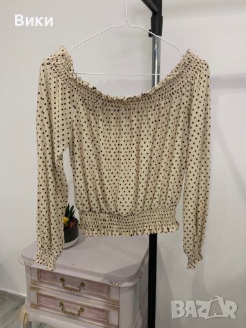 Блуза в размер S - М, снимка 9 - Блузи с дълъг ръкав и пуловери - 44096585