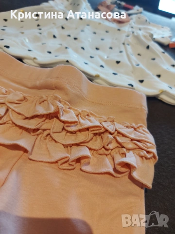 Сладурски бебешки костюм 🍼 за момиче, снимка 7 - Комплекти за бебе - 53057656