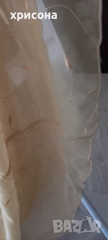 Бална(официална ) дълга рокля в пастелно жълто-зелено, снимка 7 - Рокли - 35935129