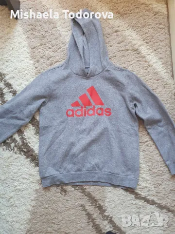  	Adidas hoody оригинален суитчър р. 152 - 11-12 години, снимка 1