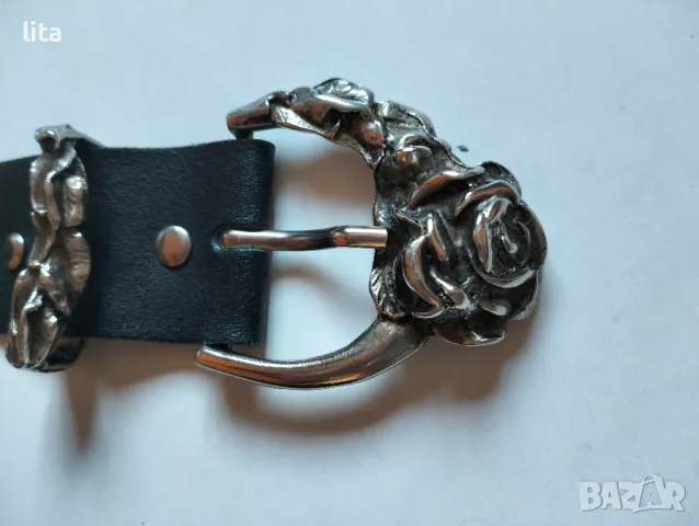 Колан естествена кожа , снимка 2 - Колани - 48489654