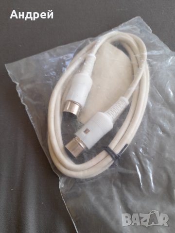 Стар кабел,шнур за стерео магнетофон,Букси петици, снимка 3 - Антикварни и старинни предмети - 32794771