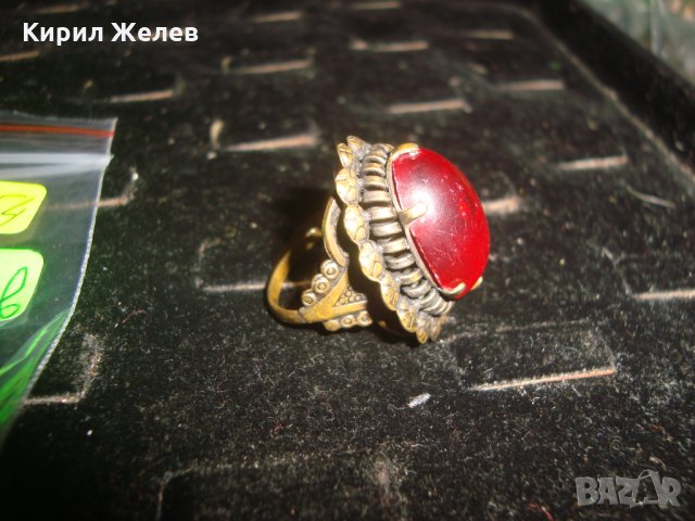 СТАРИНЕН БРОНЗОВ ФЛОРАЛЕН ПРЪСТЕН МНОГО КРАСИВА РЪЧНА МАЙСТОРСКА ИЗРАБОТКА 19854, снимка 15 - Антикварни и старинни предмети - 33050301