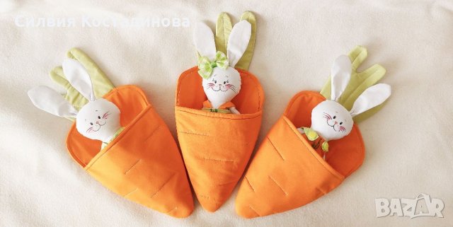 Кукла Зайче ръчна изработка 