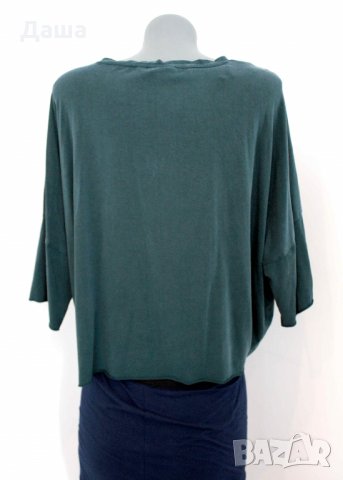 Тениска блуза oversize зелена, снимка 2 - Тениски - 26630564