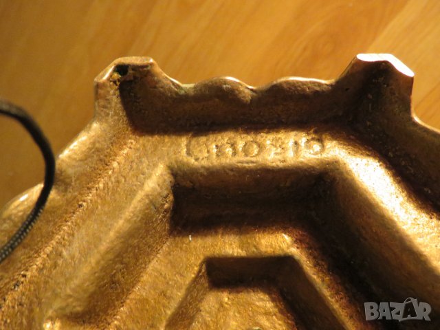 Голям бронзов свещник ханука  МЕНОРА  28х 29см. - еврейски седемсвещник - внос от Израел, Йерусалим, снимка 5 - Антикварни и старинни предмети - 35483515