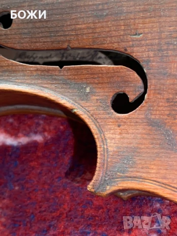 Стара ръчна цигулка – декорация, реставрация или колекция – уникат!, снимка 15 - Антикварни и старинни предмети - 50671454