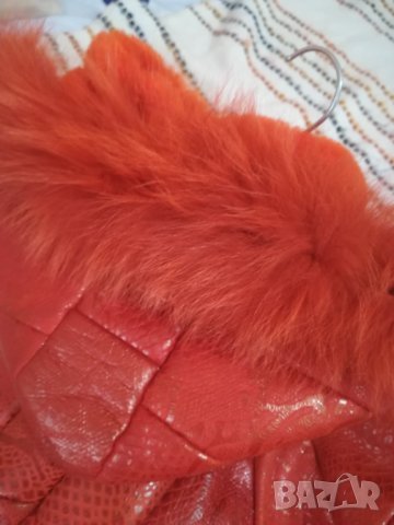 Естествена кожа естествен пух, снимка 4 - Палта, манта - 40839569