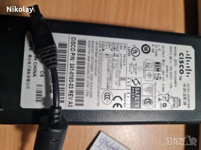 КАМЕРИ ЗА ВИДИОНАБЛЮДЕНИЕ, CCTV, PoE, AXIS,TENDA,ADAPTER 48V, снимка 4 - IP камери - 52147412