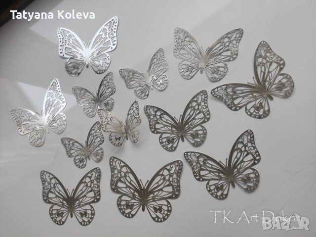 3D пеперуди, снимка 8 - Декорация за дома - 37947148