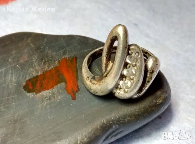 ТОКАШ СКЪПОЦЕНЕН СРЕБЪРЕН ПРЪСТЕН МАРКОВО СРЕБРО 925 с БЛЕСТЯЩИ ЦИРКОНИ ДИЗАЙНЕРСКО АРТ БИЖУ 30579, снимка 7 - Пръстени - 49959727