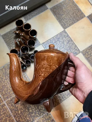 Стар сервиз кана с чашки, снимка 7 - Колекции - 47819266