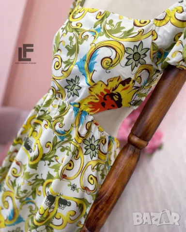 Рокля LFS Royal Gold 908 , снимка 4 - Рокли - 50435296