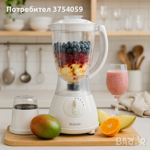 Блендер с приставка за мелница Royalty Line SM-400P.2