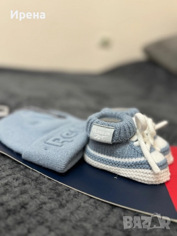 Бебешки комплекти (шапки +чорапки) тип терлички, снимка 18 - Бебешки шапки - 52381733