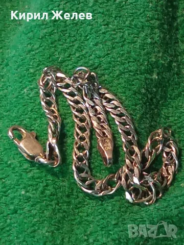 СТИЛНА СРЕБЪРНА ГРИВНА СРЕБРО 925 ЗДРАВА КЛАСИЧЕСКА ПЛЕТКА 47513, снимка 13 - Гривни - 49551490