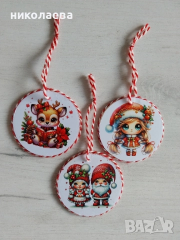 Коледни играчки за елха , снимка 4 - Декорация за дома - 51800488