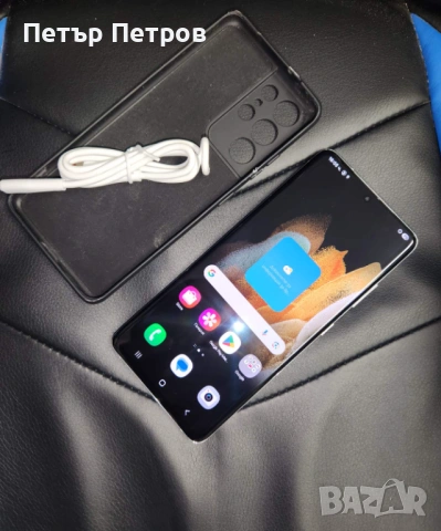 Samsung Galaxy S21 Ultra 5G 256GB 12GB RAM Phantom Silver-Безупречен!