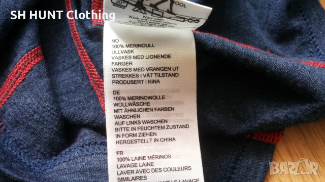 Bergans Of NORWAY FJELLRAPP Thermo 100% Merino Wool размер M термо блуза 100% Мерино Вълна - 542, снимка 11 - Блузи - 44031798