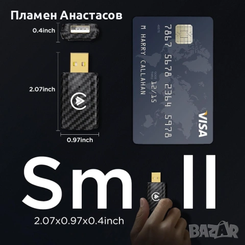 MSXTTLY AC01 2-in-1 Wireless CarPlay & Android Auto Adapter, снимка 5 - Аксесоари и консумативи - 53261835