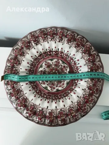 Разкошна чиния за стена  , снимка 2 - Други ценни предмети - 49781132