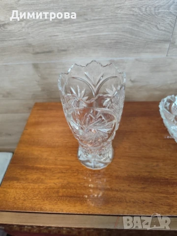 Кристални купи,чинии,ваза,чаши, снимка 5 - Сервизи - 50989116
