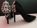 Луксозни обувки , снимка 1 - Дамски обувки на ток - 27387568