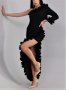 Секси рокля латино, цвят черен, снимка 1 - Рокли - 39765253