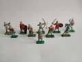 Стари полски фигурки малки рицари., снимка 1