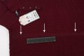 Мъжка блуза с памук в цвят бордо Jimmy Sanders - 3XL, снимка 6