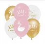 Лебед корона Принцеса Обикновен надуваем латекс латексов балон парти балони, снимка 1 - Други - 38630633