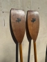 немски дървени гребла за лодка, снимка 2