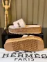 Hermes Дамски Чехли На Платформа Хермес Код E275, снимка 16