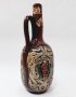 Богато декорирана керамична стомна, бутилка (4.5), снимка 2