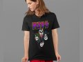 Дамски рок тениски KISS Модели.цветове и размери, снимка 3