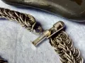 ВЪЗРОЖДЕНСКА СРЕБЪРНА ГРИВНА УНИКАТ - Миниатюра На СРЕБЪРНИ ПАФТИ с КОЛАН ВИСОКА ПРОБА СРЕБРО 48794, снимка 8